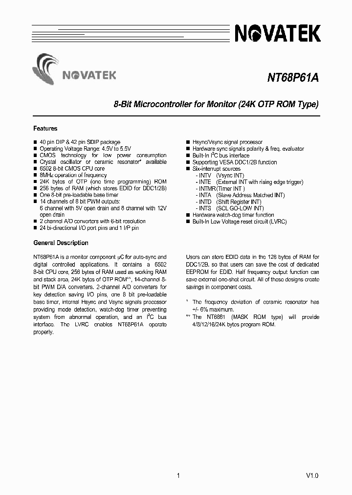 NT68P61A_689079.PDF Datasheet