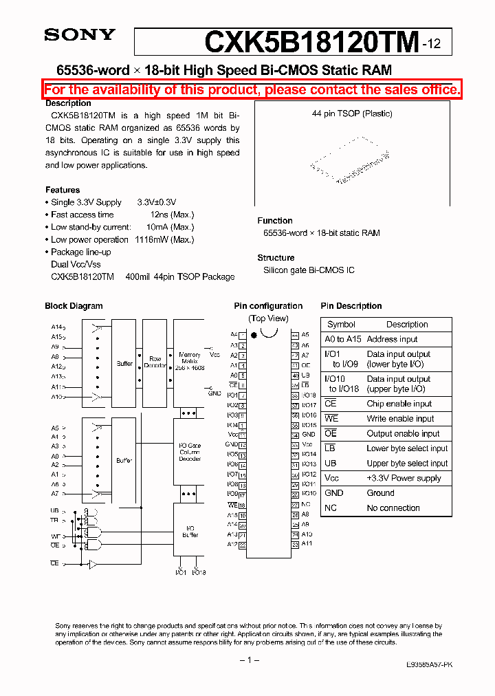 CXK5B18120TM-12_691097.PDF Datasheet