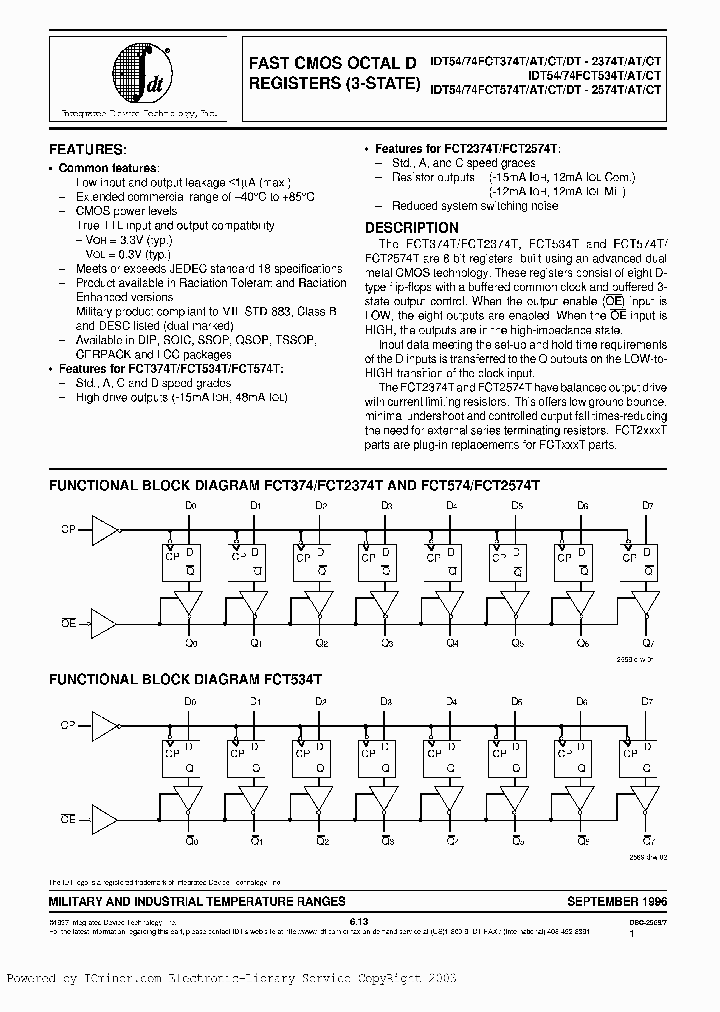 IDT54FCT374TDB_581309.PDF Datasheet
