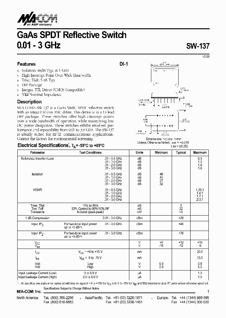 SW-137_709500.PDF Datasheet