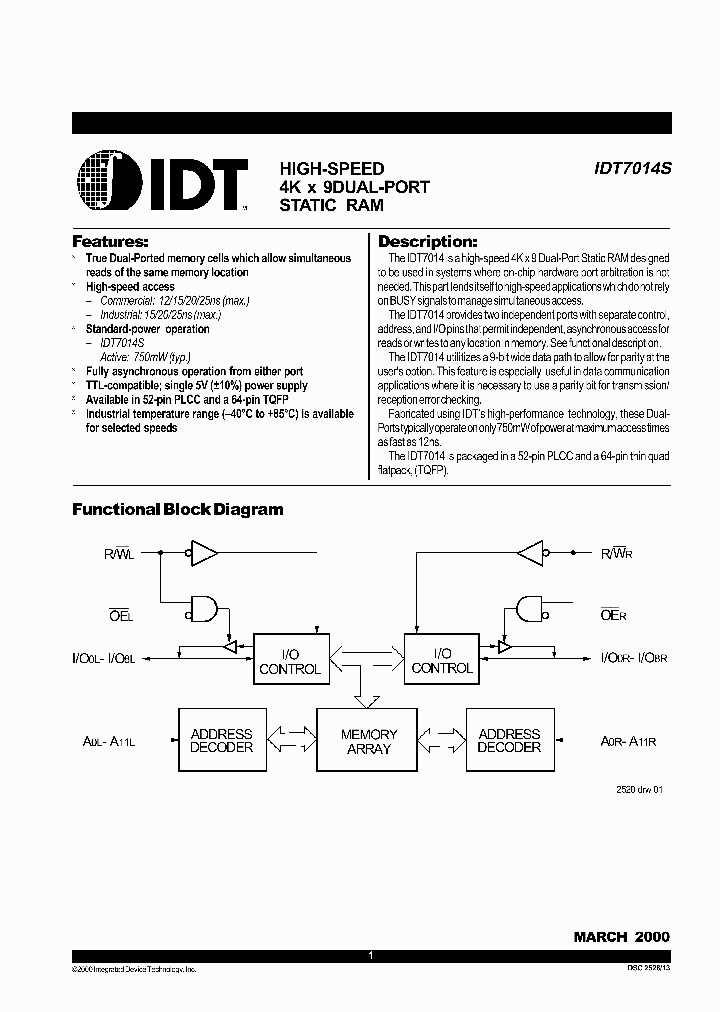 IDT7014S12JI_618045.PDF Datasheet