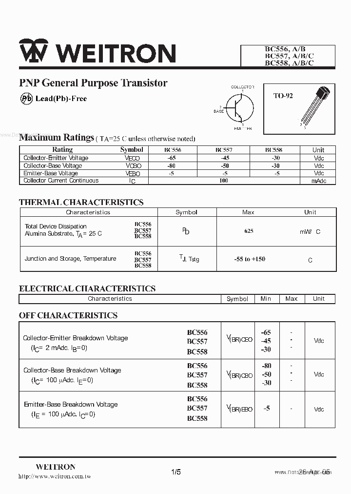 BC556A_599292.PDF Datasheet