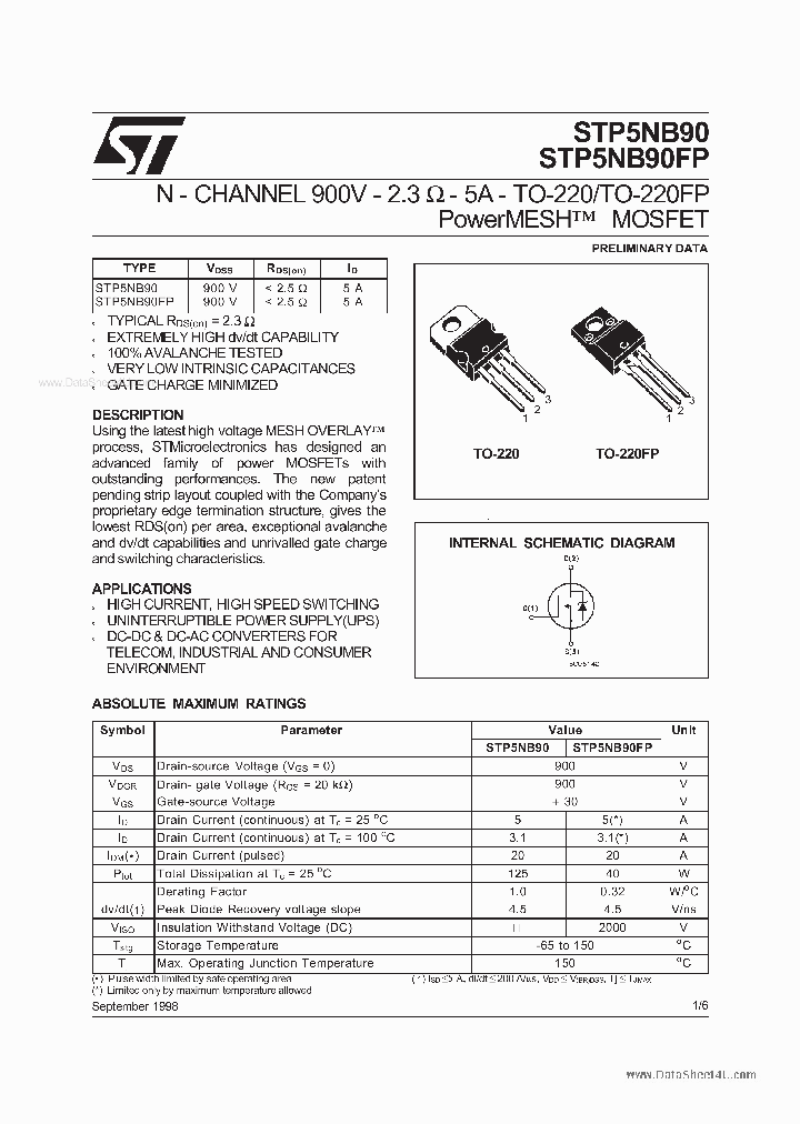 5NB90_600054.PDF Datasheet