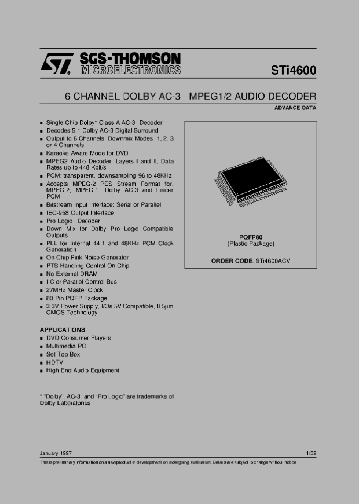 STI4600_628748.PDF Datasheet