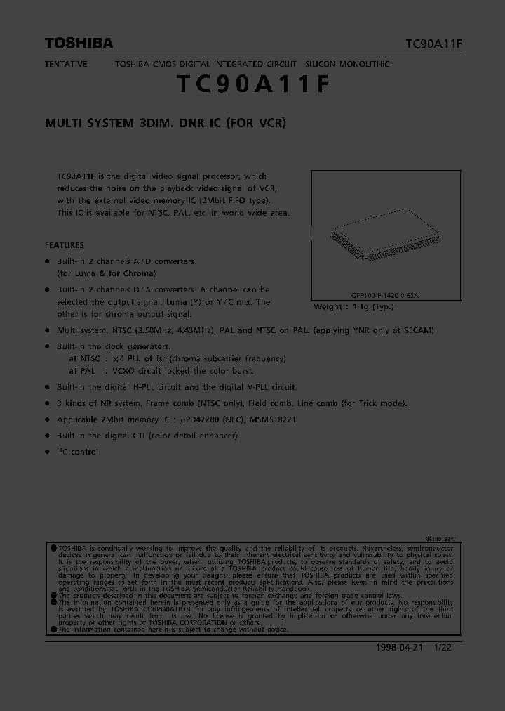 TC90A11F_603925.PDF Datasheet