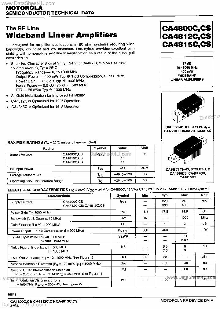 CA4812C_612196.PDF Datasheet