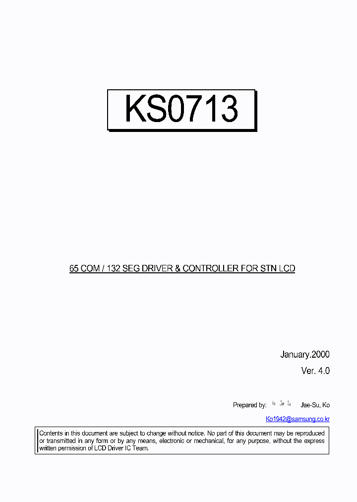 KS0713_811643.PDF Datasheet