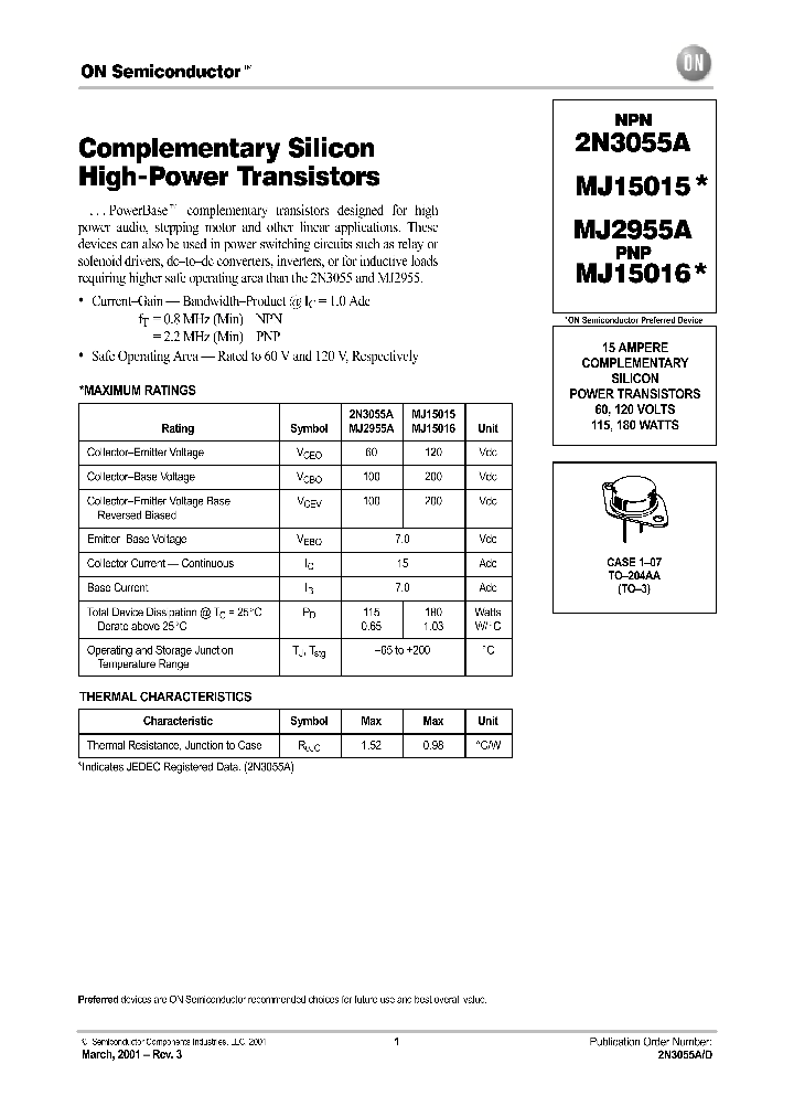 2N3055-D_829453.PDF Datasheet