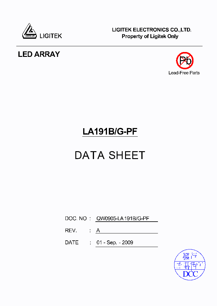 LA191B-G-PF_978106.PDF Datasheet