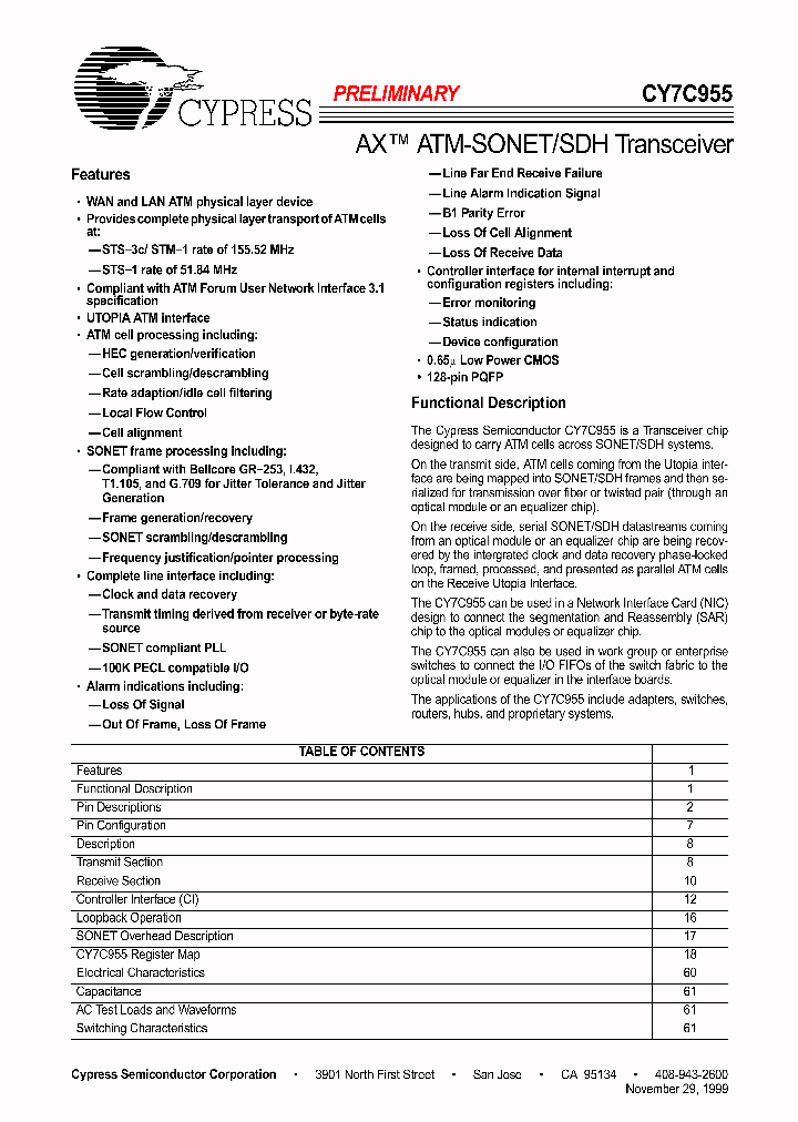 CY7C955-NC_878521.PDF Datasheet