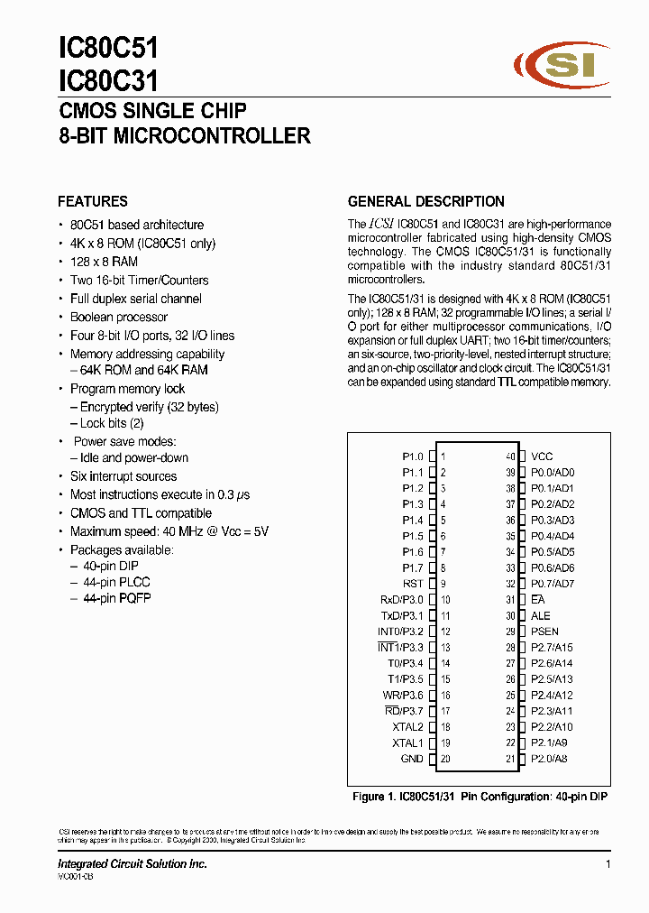 IC80C31_700771.PDF Datasheet