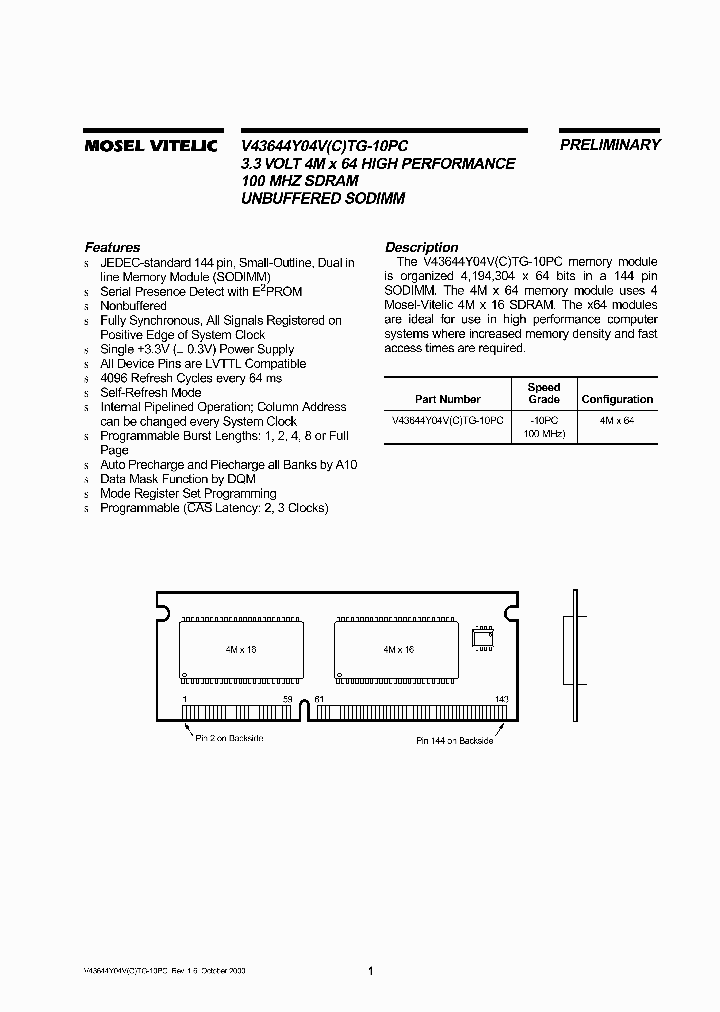 V43644Y04VTG-10PC_644667.PDF Datasheet