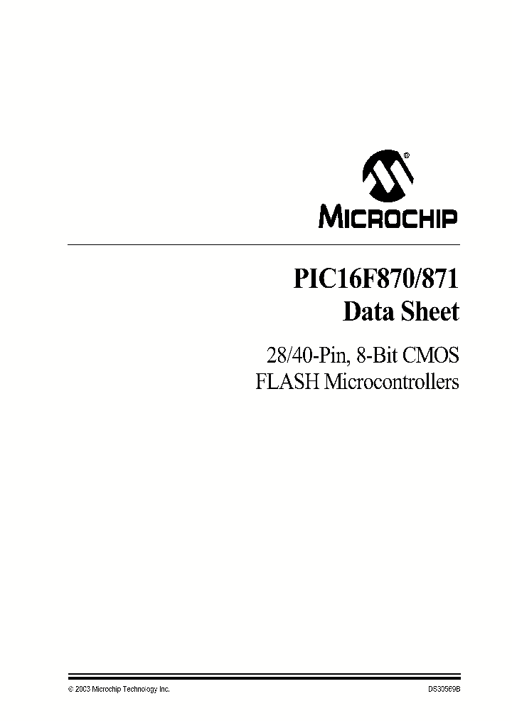 PIC16F871T-EL_925037.PDF Datasheet