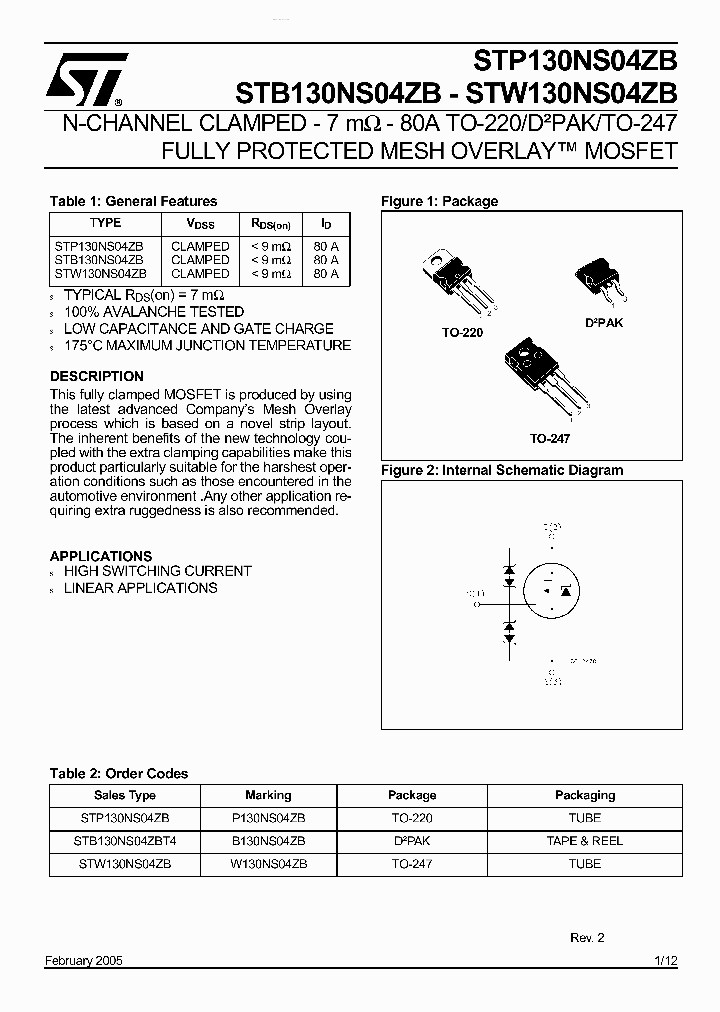 STP130NS04ZB_720716.PDF Datasheet