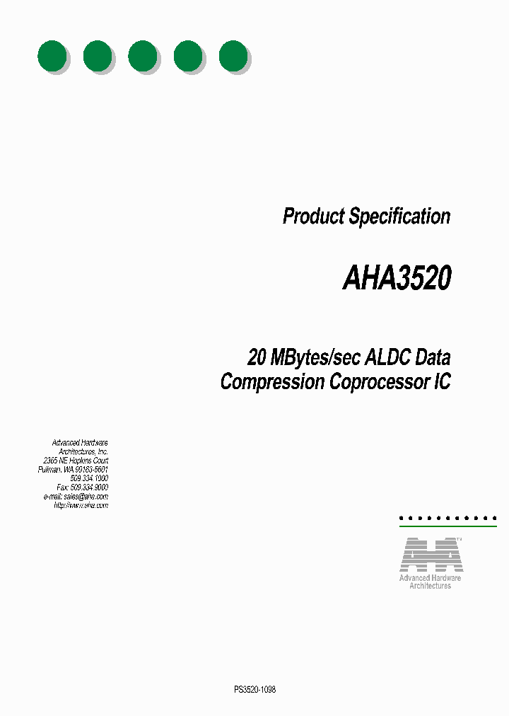 AHA3520_954747.PDF Datasheet