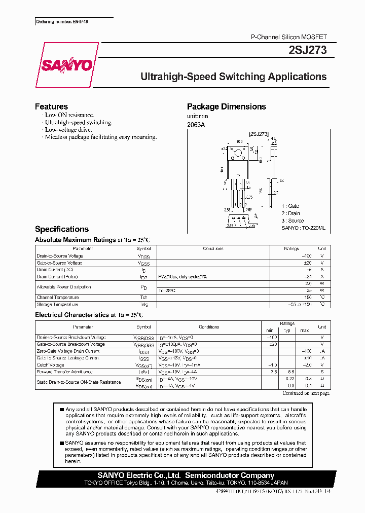 2SJ273_959280.PDF Datasheet