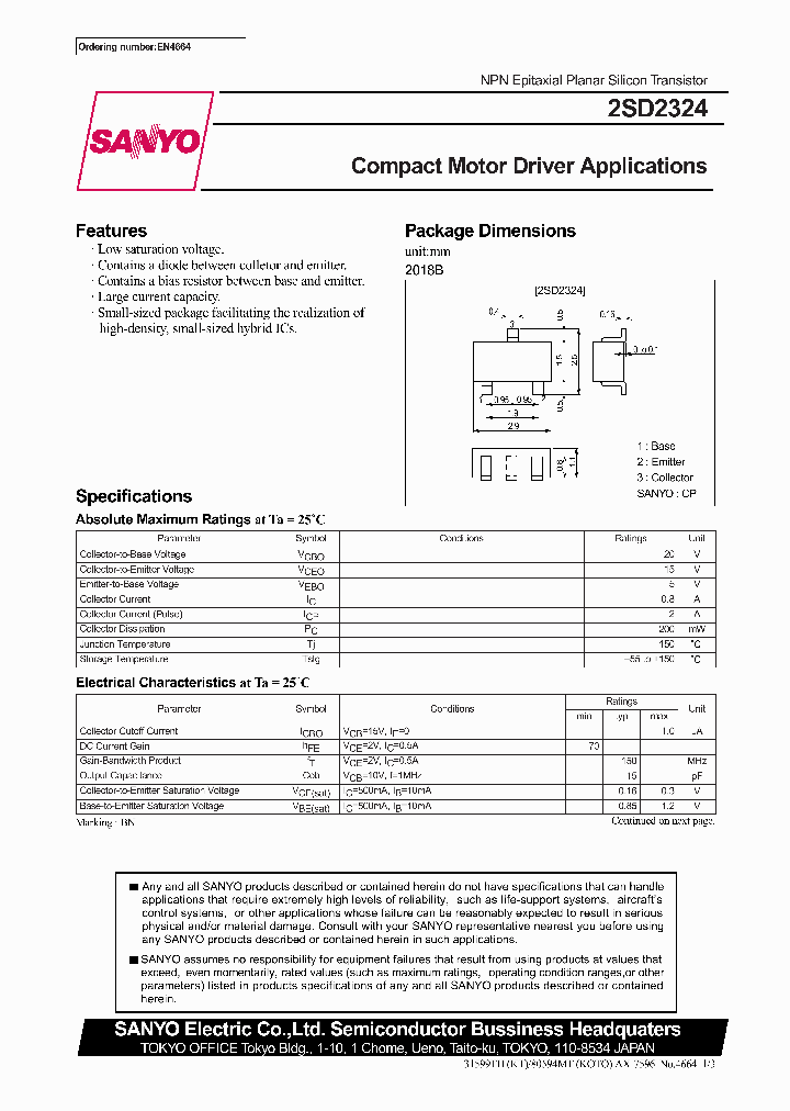 2SD2324_974603.PDF Datasheet