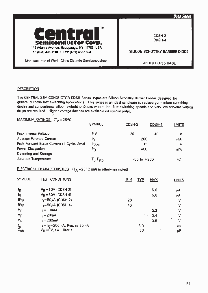 CDSH-4_976222.PDF Datasheet