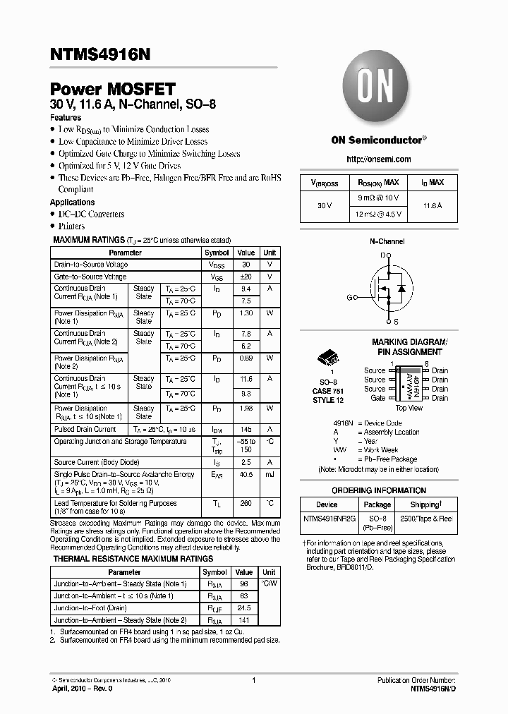 NTMS4916N_1117505.PDF Datasheet