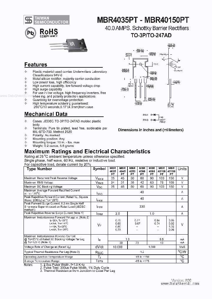 MBR40150PT_789148.PDF Datasheet