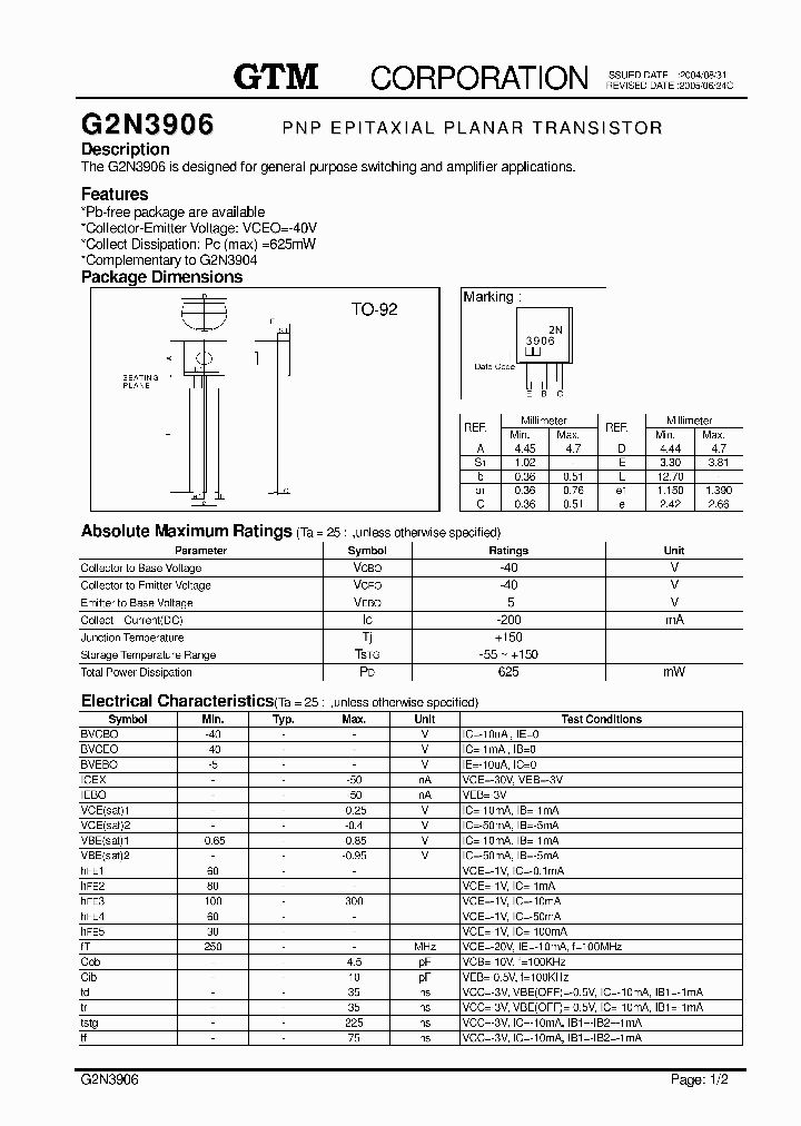 G2N3906_1121320.PDF Datasheet