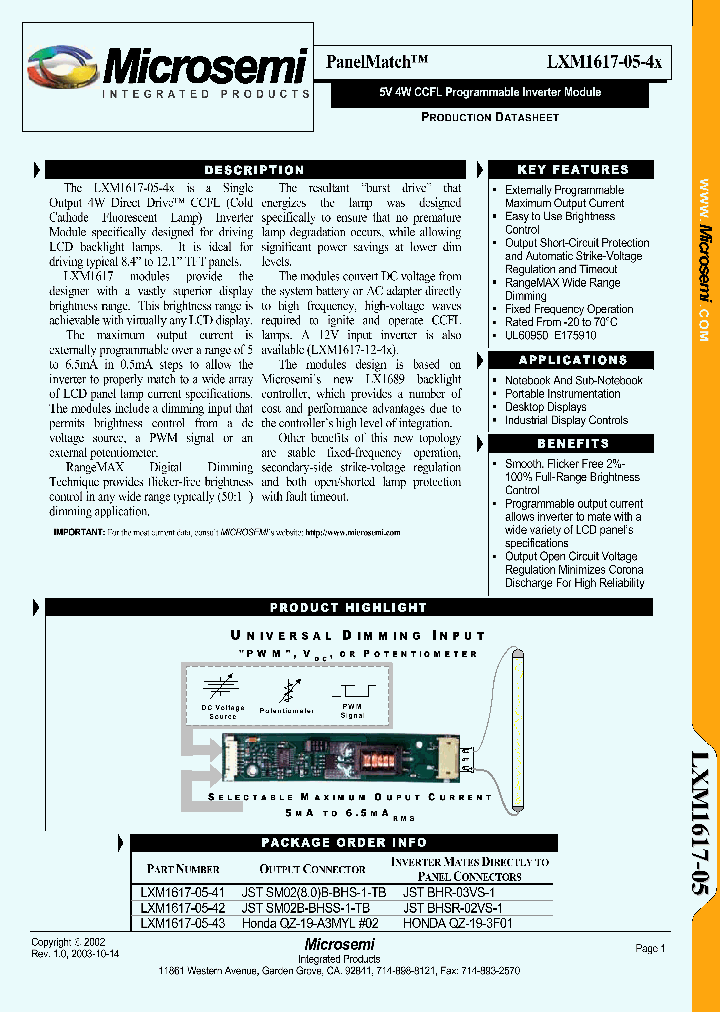 LXM1617-05-43_1013162.PDF Datasheet