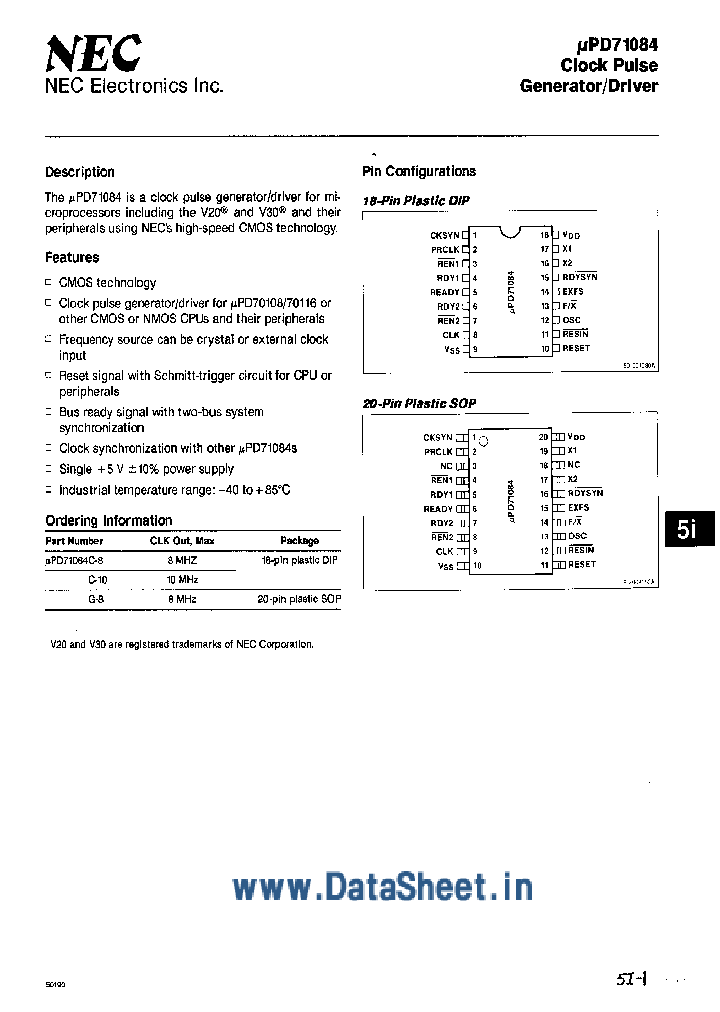 UPD71084_824922.PDF Datasheet