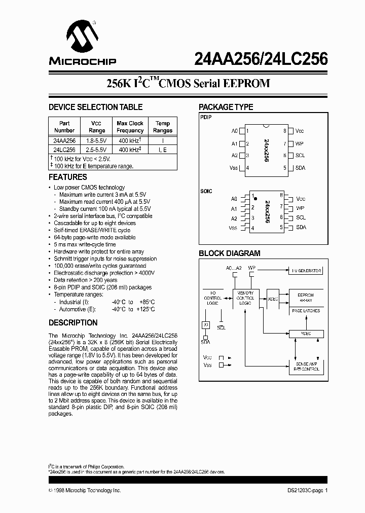 24LC256ESM_839479.PDF Datasheet