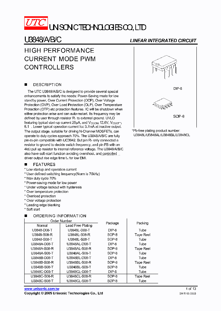 U3848_852309.PDF Datasheet
