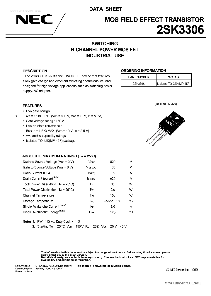 K3306_857067.PDF Datasheet