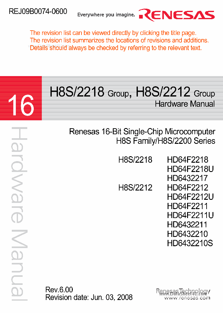 HD64F2218_858624.PDF Datasheet