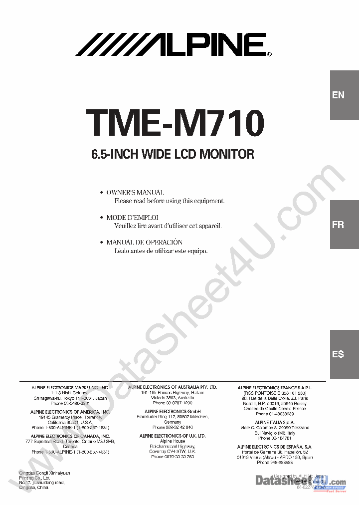 TME-M710_859250.PDF Datasheet