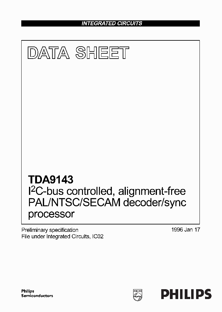 TDA9143_717939.PDF Datasheet