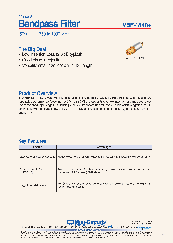 VBF-1840_1150769.PDF Datasheet