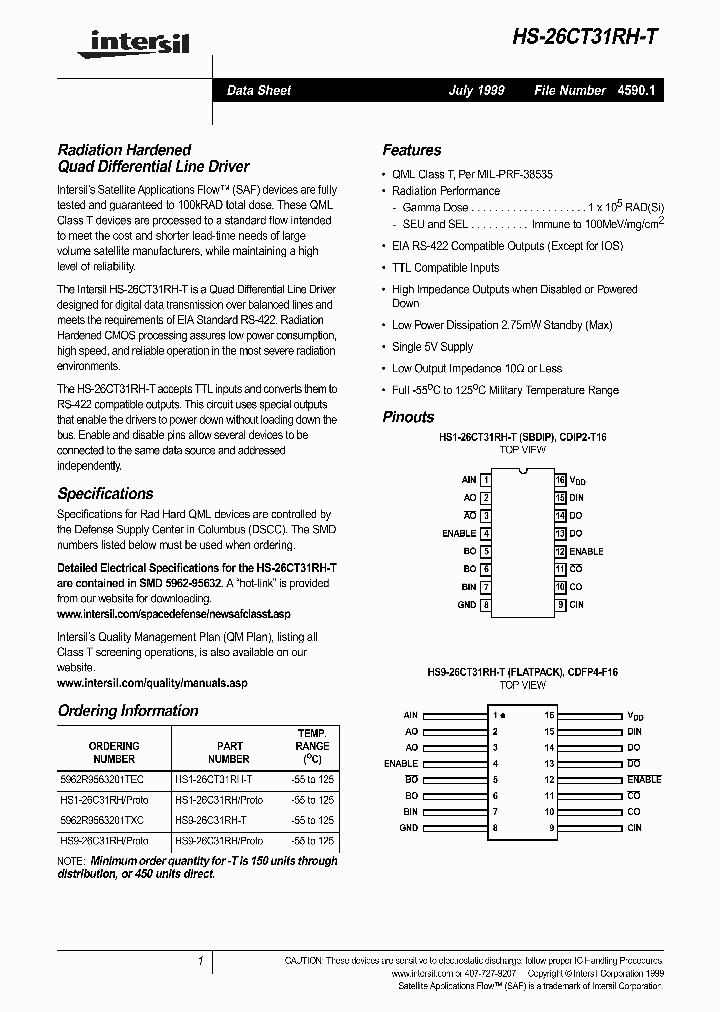 HS9-26C31RH_1159280.PDF Datasheet