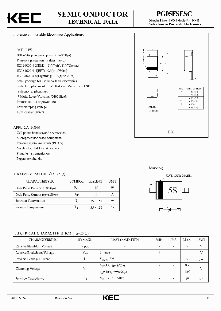 PG05FSESC_1167328.PDF Datasheet