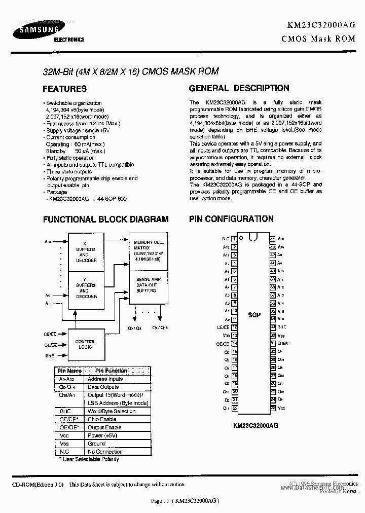 KM23C32000AG_891800.PDF Datasheet