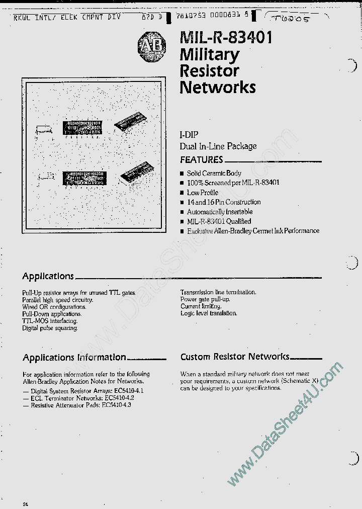 M83401_892305.PDF Datasheet