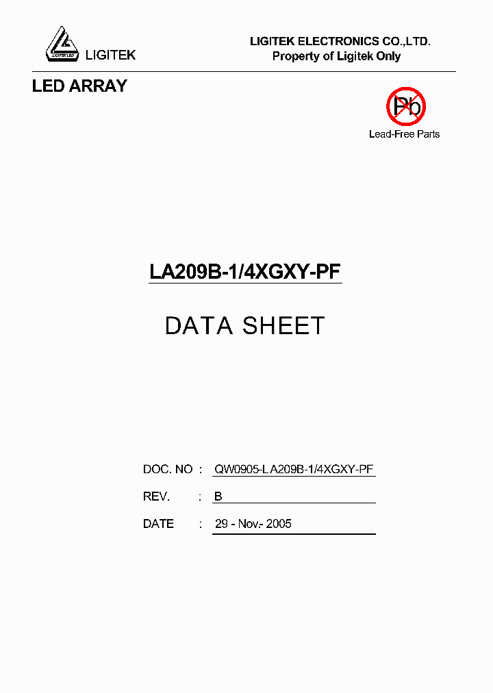 LA209B-1-4XGXY-PF_1186071.PDF Datasheet
