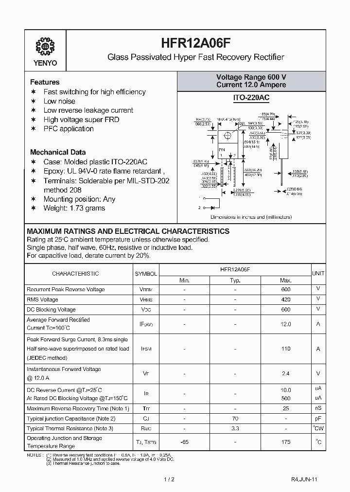 HFR12A06F_1200187.PDF Datasheet