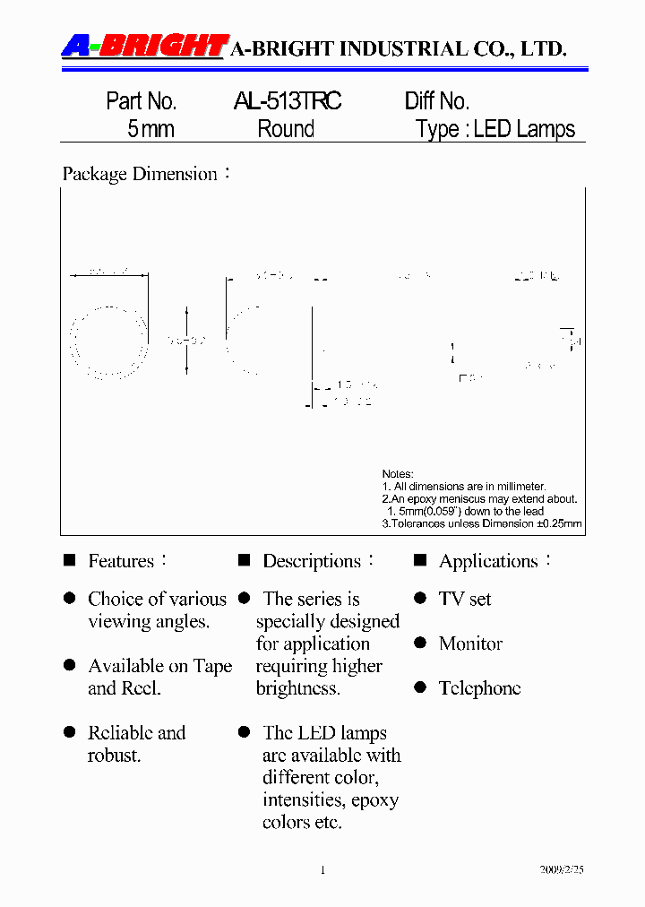 AL-513TRC09_1205829.PDF Datasheet