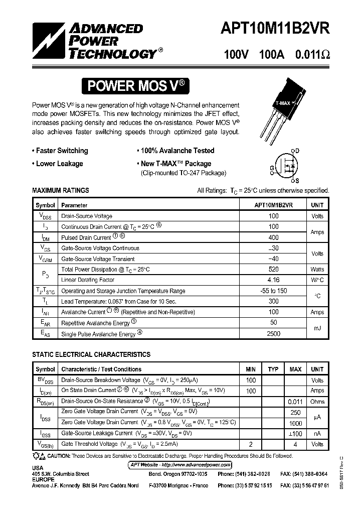APT10M11B2VR_1233032.PDF Datasheet