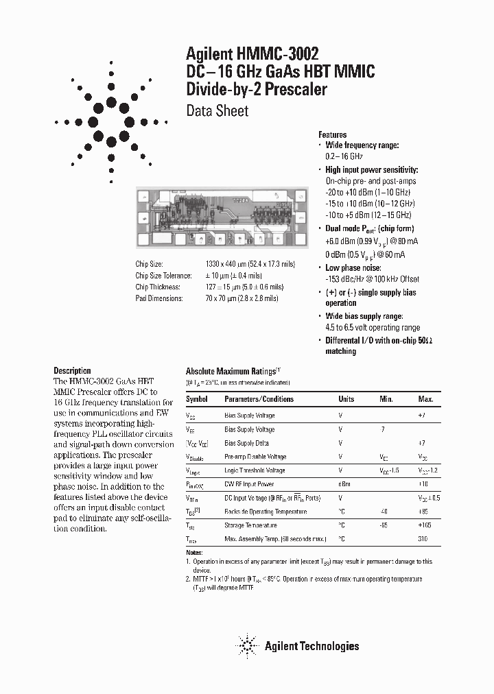 HMMC-3002_1239857.PDF Datasheet