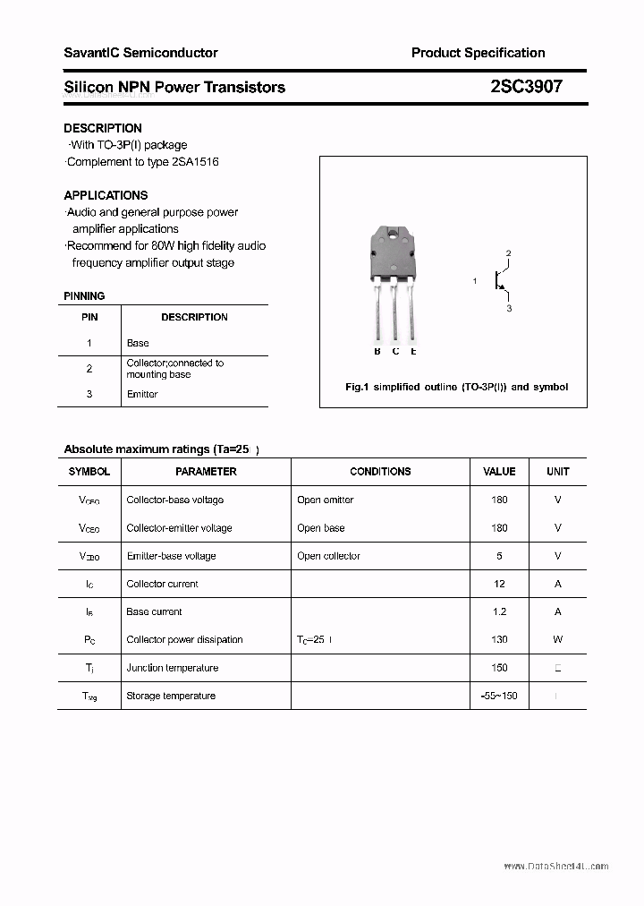 2SC3907_922838.PDF Datasheet