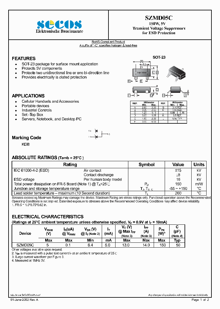 SZMD05C_1250479.PDF Datasheet