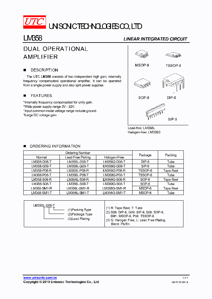 LM358G-SM1-R_1285114.PDF Datasheet