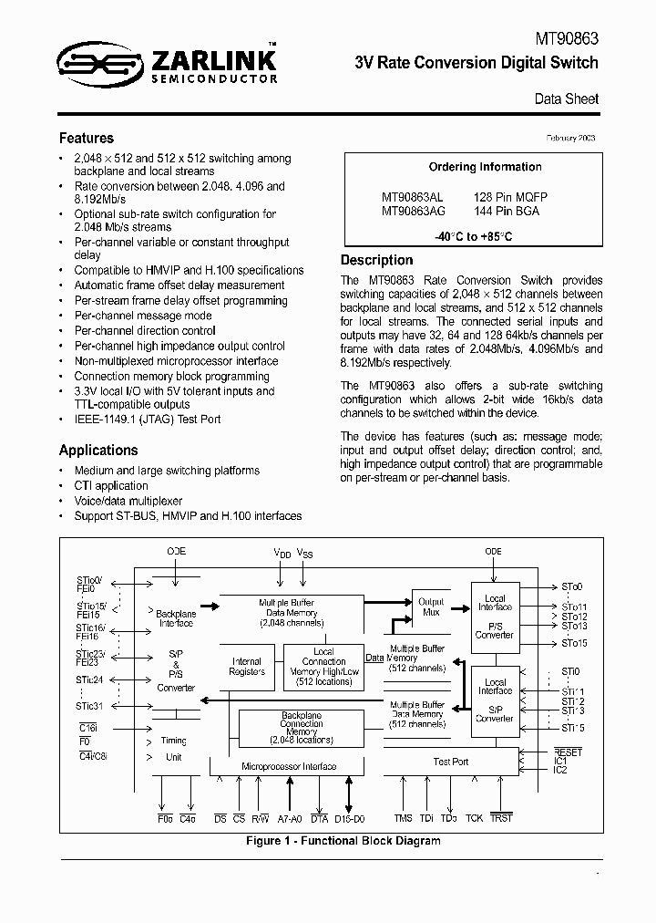 MT90863_1309768.PDF Datasheet