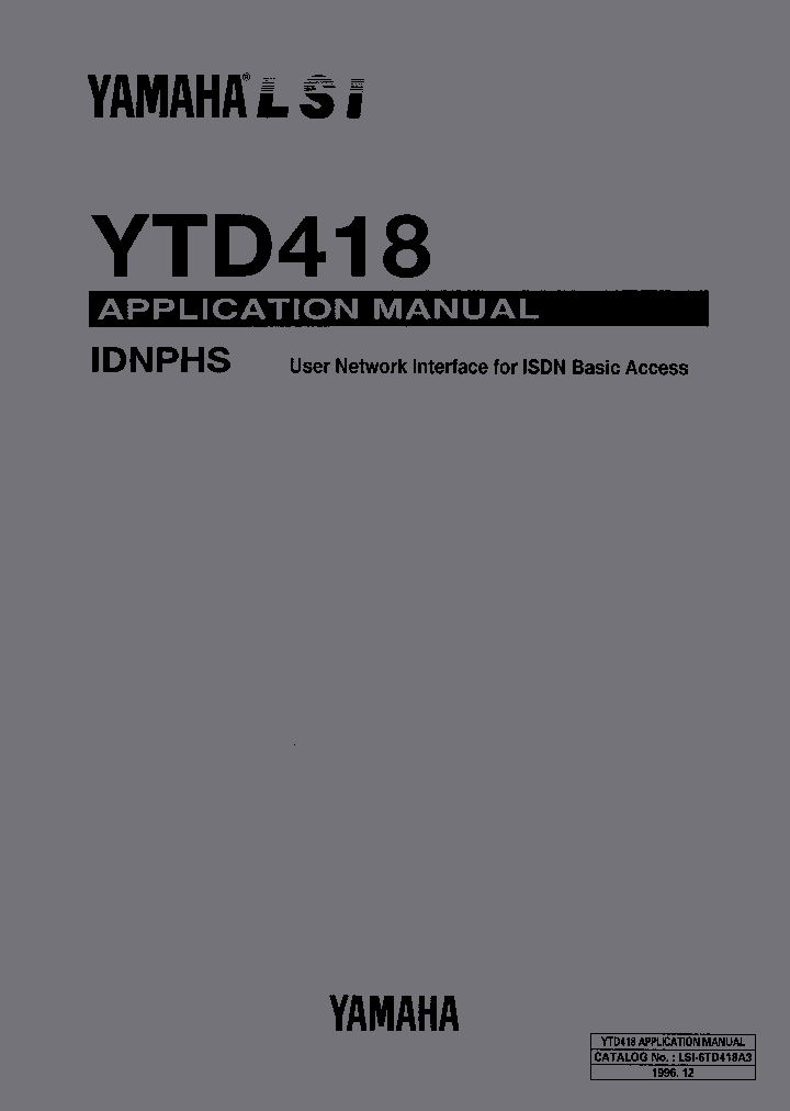 YTD418_780692.PDF Datasheet