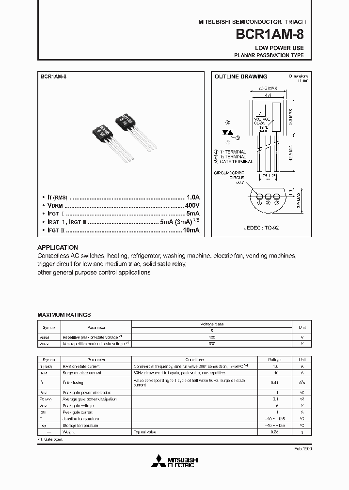 BCR1AM-8_1321587.PDF Datasheet