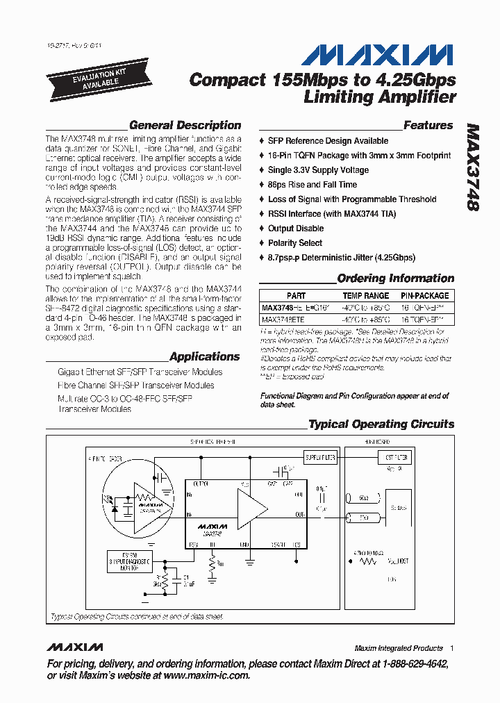 MAX3748HETE_1341871.PDF Datasheet